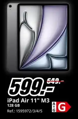 MediaMarkt iPad Air 11" M3 128 GB oferta