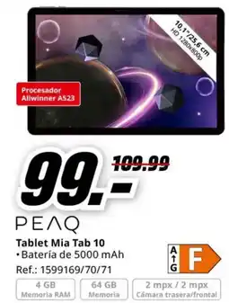 MediaMarkt ΡΕΛΟ Tablet Mia Tab 10 oferta