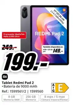 MediaMarkt REDMI Tablet Redmi Pad 2 oferta