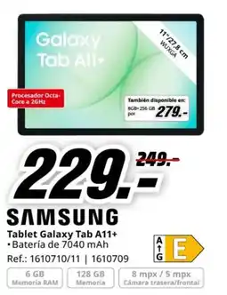 MediaMarkt SAMSUNG Tablet Galaxy Tab A11+ oferta