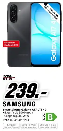 MediaMarkt SAMSUNG Smartphone Galaxy A17 LTE 4G oferta