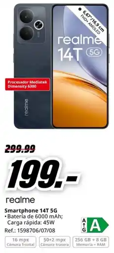 MediaMarkt REALME Smartphone 14T 5G oferta