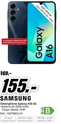 MediaMarkt SAMSUNG Smartphone Galaxy A16 4G oferta
