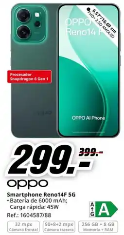 MediaMarkt OPPO Smartphone Reno14F 5G oferta