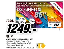 MediaMarkt LG QNED AI 86" 4K 86QNED82A6B oferta
