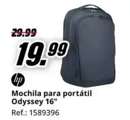 MediaMarkt HP Mochila para portátil Odyssey 16" oferta