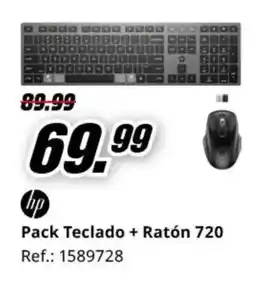 MediaMarkt HP Pack Teclado + Ratón 720 oferta
