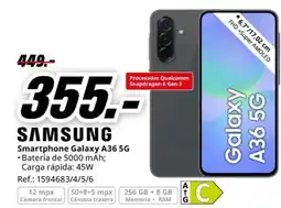 MediaMarkt SAMSUNG Smartphone Galaxy A36 5G oferta