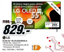 MediaMarkt LG OLED 55" 4K OLED55B56LA oferta