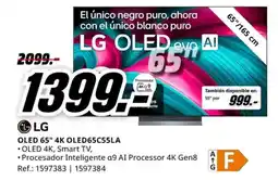 MediaMarkt LG OLED 65" 4K OLED65C55LA oferta