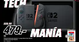 MediaMarkt NINTENDO SWITCH Consola 2 + Juego Mario Kart World oferta