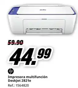 MediaMarkt HP Impresora multifunción DeskJet 2821e oferta