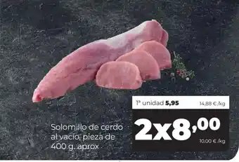 Alimerka Solomillo de cerdo al vacío oferta