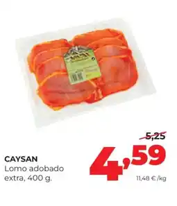 Alimerka CAYSAN Lomo adobado extra oferta