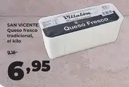 Alimerka SAN VICENTE Queso fresco tradicional oferta