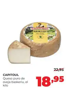 Alimerka CAPITOUL Queso puro de oveja baskeriu oferta