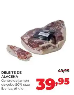 Alimerka DELEITE DE ALACENA Centro de jamon de cebo 50% raza iberica oferta