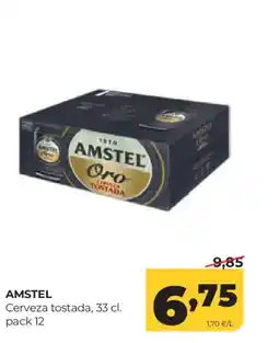Alimerka AMSTEL Cerveza tostada oferta