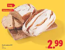 Lidl Pan de centeno 67% oferta