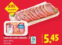 Lidl Lomo de cerdo adobado oferta