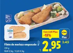 Lidl Filete de merluza empanado oferta