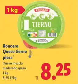 Lidl RONCERO Queso tierno pieza oferta