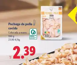 Lidl Pechuga de pollo cocida oferta