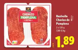 Lidl REALVALLE Chorizo de Pamplona oferta