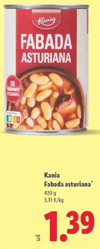 Lidl KANIA Fabada asturiana oferta