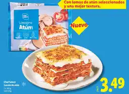 Lidl Chef Select Lasaña de atún oferta
