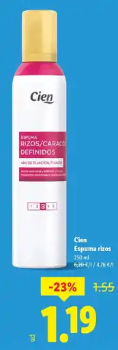 Lidl CIEN Espuma rizos oferta