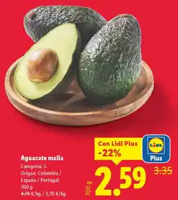 Lidl Aguacate malla oferta
