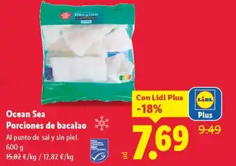 Ocean Sea Porciones de bacalao