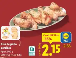 Lidl Alas de pollo partidas oferta