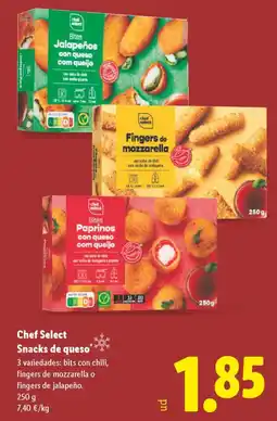 Lidl Chef Select Snacks de queso oferta