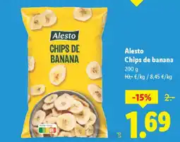 Lidl ALESTO Chips de banana oferta