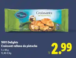 Lidl 1001 DELIGHTS Croissant relleno de pistacho oferta