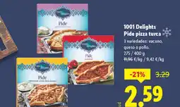Lidl 1001 DELIGHTS Pide pizza turca oferta