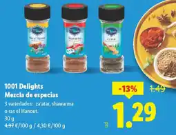 Lidl 1001 DELIGHTS Mezcla de especias oferta