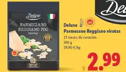 Lidl DELUXE Parmesano Reggiano virutas oferta