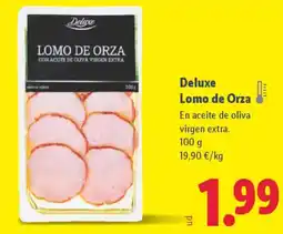 Lidl DELUXE Lomo de Orza oferta