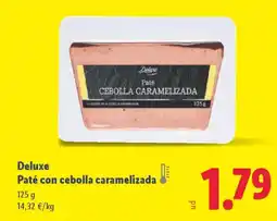 Lidl DELUXE Paté con cebolla caramelizada oferta