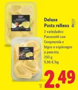 Lidl DELUXE Pasta rellena oferta
