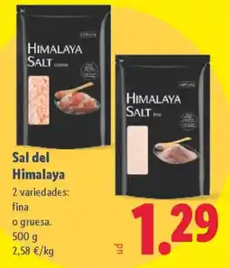 Lidl Sal del Himalaya oferta