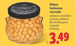 Lidl DELUXE Garbanzos con trufa oferta