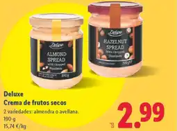 Lidl DELUXE Crema de frutos secos oferta