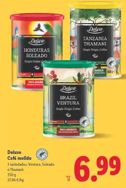 Lidl DELUXE Café molido oferta