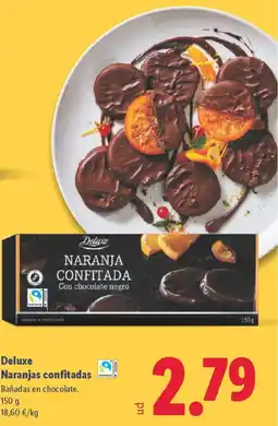 Lidl DELUXE Naranjas confitadas oferta