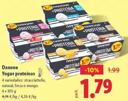 Lidl DANONE Yogur proteínas oferta