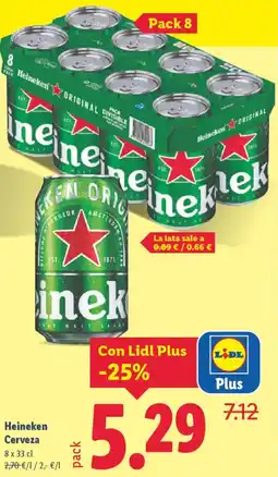 Lidl HEINEKEN Cerveza oferta